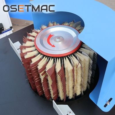 Versatile OSETMAC DTL-20DX Mini Manual Brush Sanding Machine For MDF Veneer Solid Wood