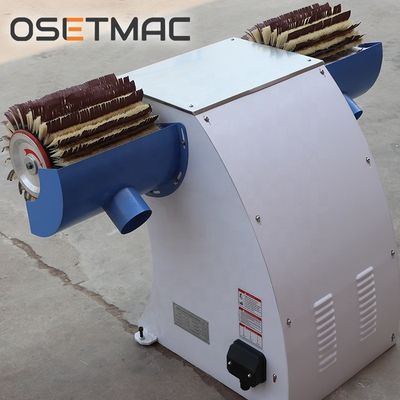 1240mm 610mm 880mm DTW-60A OSETMAC Two Rollers Manual Brush Sanding Machine For Wood MDF Plywood Polishing