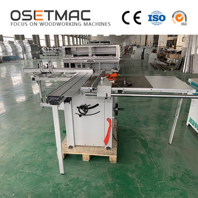 Sliding Table Saw with Miter Stop and 90mm Scoring Saw Blade Diameter at 45/90 Degree