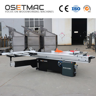 45 Degree Tilting Automatic Lifting Sliding Table Saw With Scoring Blade for Woodworking