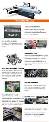 Foldable Sliding Panel MJ6132S Sliding Table Saw Machine for Woodworking Circular Saw