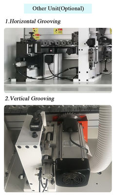 Wood Panel Length ≥150mm PUR Edge Banding Machine with 0.75KW * 4 Trimming Motor