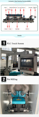 0.75KW * 4 Trimming Motor Multifunctional Edge Banding Machine for Wood Based Panels