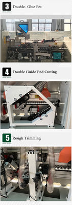 Panel Thickness 10-60mm Edge Banding Machine for Wood Based Panels Manufacturing