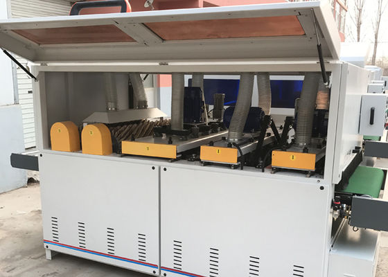 Woodworking Polishing Wide Belt Sanding Machine Optional Conveyor Speed