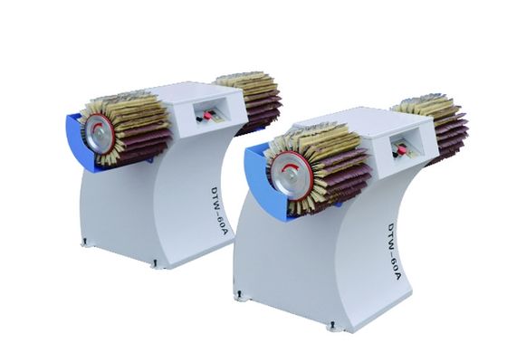 Two Rollers Manual Industrial Sanding Machine High Work Efficiency