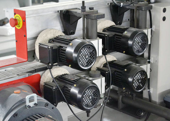 Easy Operation Wood Edge Banding Machine SYS-568 with 8 full functions for PVC MDF board