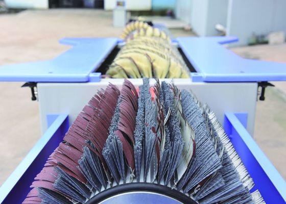 Brush And Drum Manual Wood Sander Veneer Board Plywood use