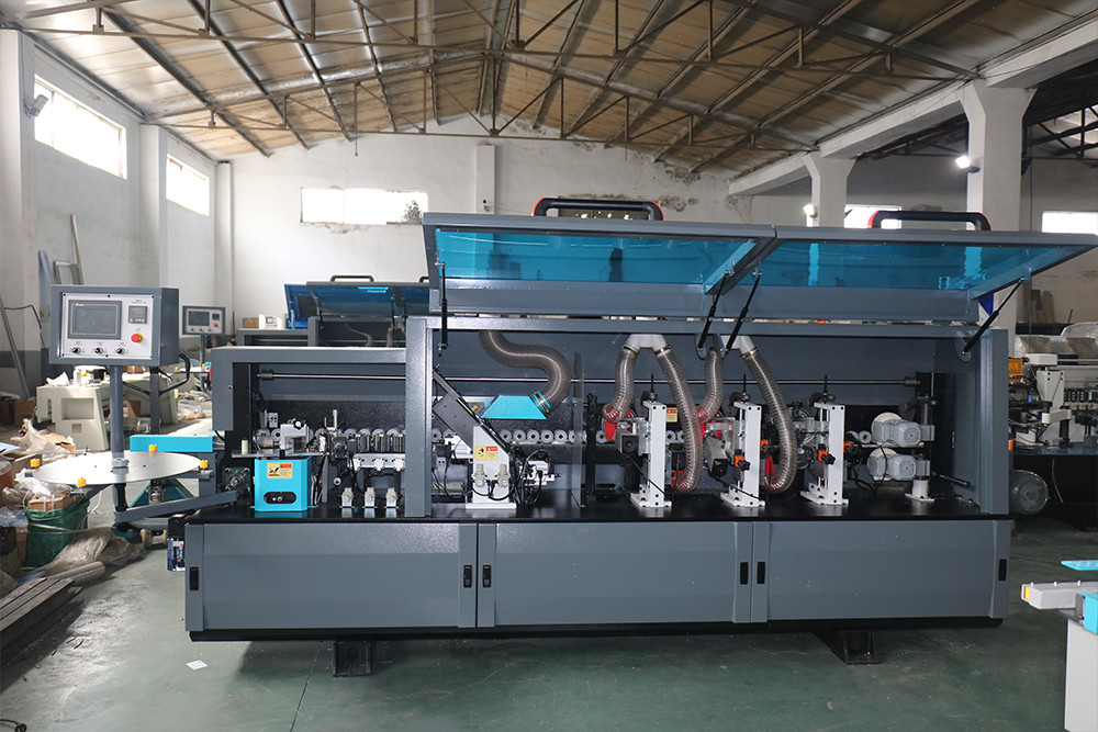 Approach Panel Buffing Manufacturing Plant Panel Edge Banding Machine with Buffing Motor 0 ...