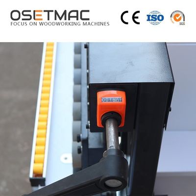 4.11kW OSETMAC DTL-60DS Three Rollers Manual Side Sanding Machine For Wood MDF Plywood Polishing