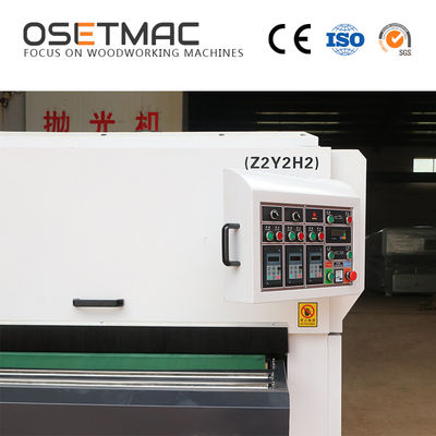 1100 KG Manufacturing Plant Woodworking Sand Belt Polishing Machine For Door Plywood