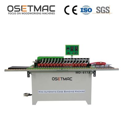 14m/min Panel Feed Speed OSETMAC MD-617A PVC MDF Melamine Manual Edge Bander for Woodworks