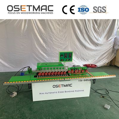 380V/50HZ/3PH Small Size Edge Banding Machine with 23m/min Panel Feed Speed and Manual