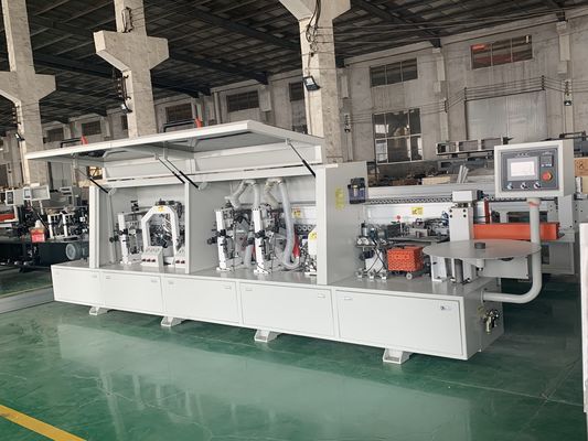 Woodworking PVC Edge Banding Machine with Automatic Corner Trimming Motor 0.75KW * 4