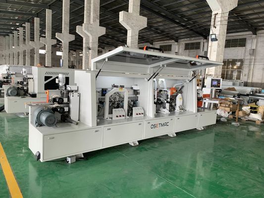 Wood Panel Length ≥150mm PUR Edge Banding Machine with 0.75KW * 4 Trimming Motor