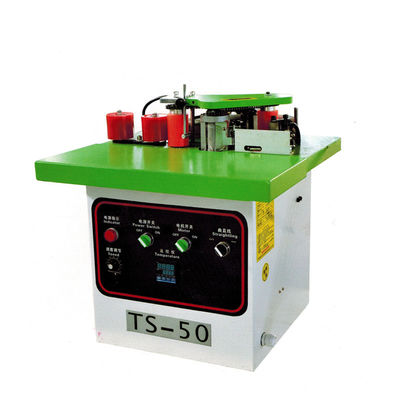 Gluing Function OSETMAC Manual Mini Edge Banding Machine TS-50 for Advertising Company