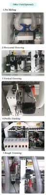 Gluing Function Automatic Edge Banding Machine for Building Material Industries Design