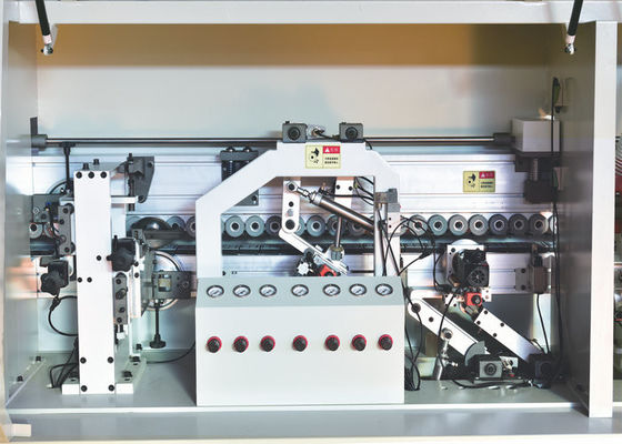 Customized Plywood Edge Banding Machine High Working Capacity Strengthen Frame