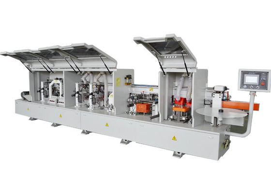 MDF PLYWOOD Furniture Edge Banding Machine With 8 Full Functions