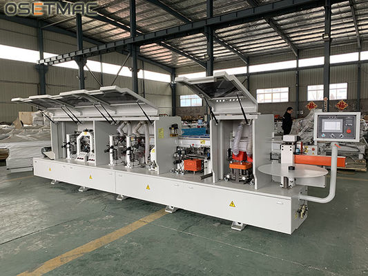 Width 60mm Woodworking Edge Banding Machine with 8 Functions