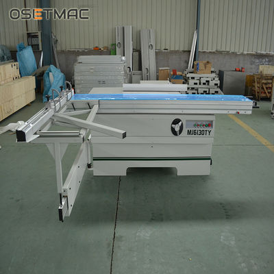 Industrial Woodworking Sliding Table Saw Cut Wood