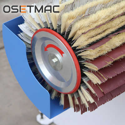 Semi Automatic Polishing Brush Sand Machine With Lifting Motor Durable DTW-60A